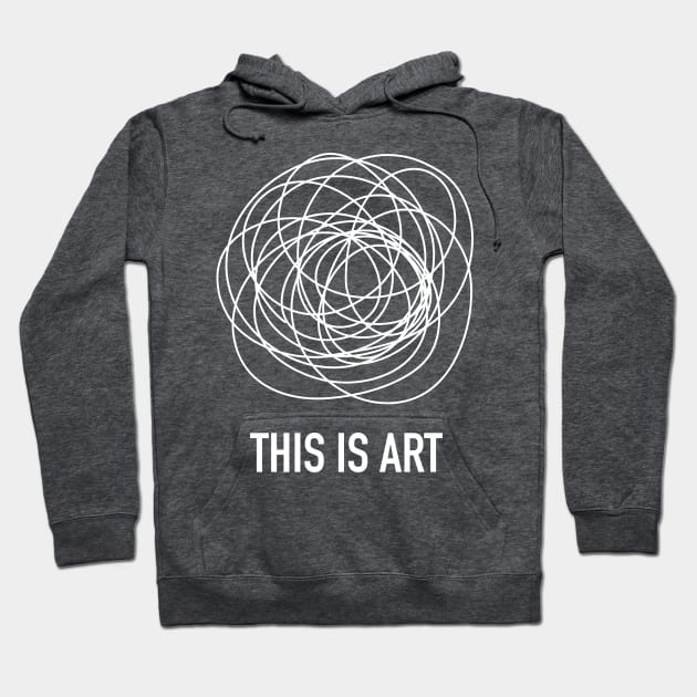 This îs ART abstract Hoodie by Katye Katherine!